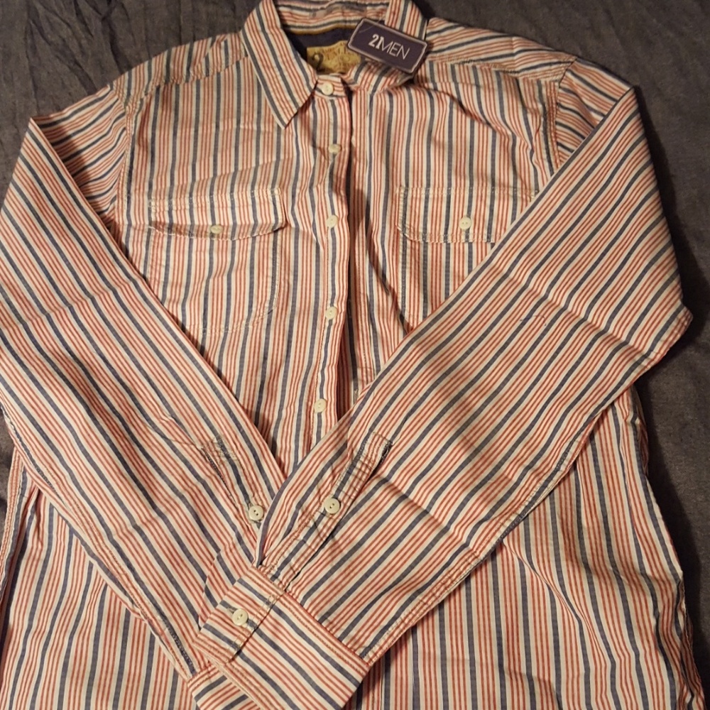 NWT 21Men dress shirt Size Large